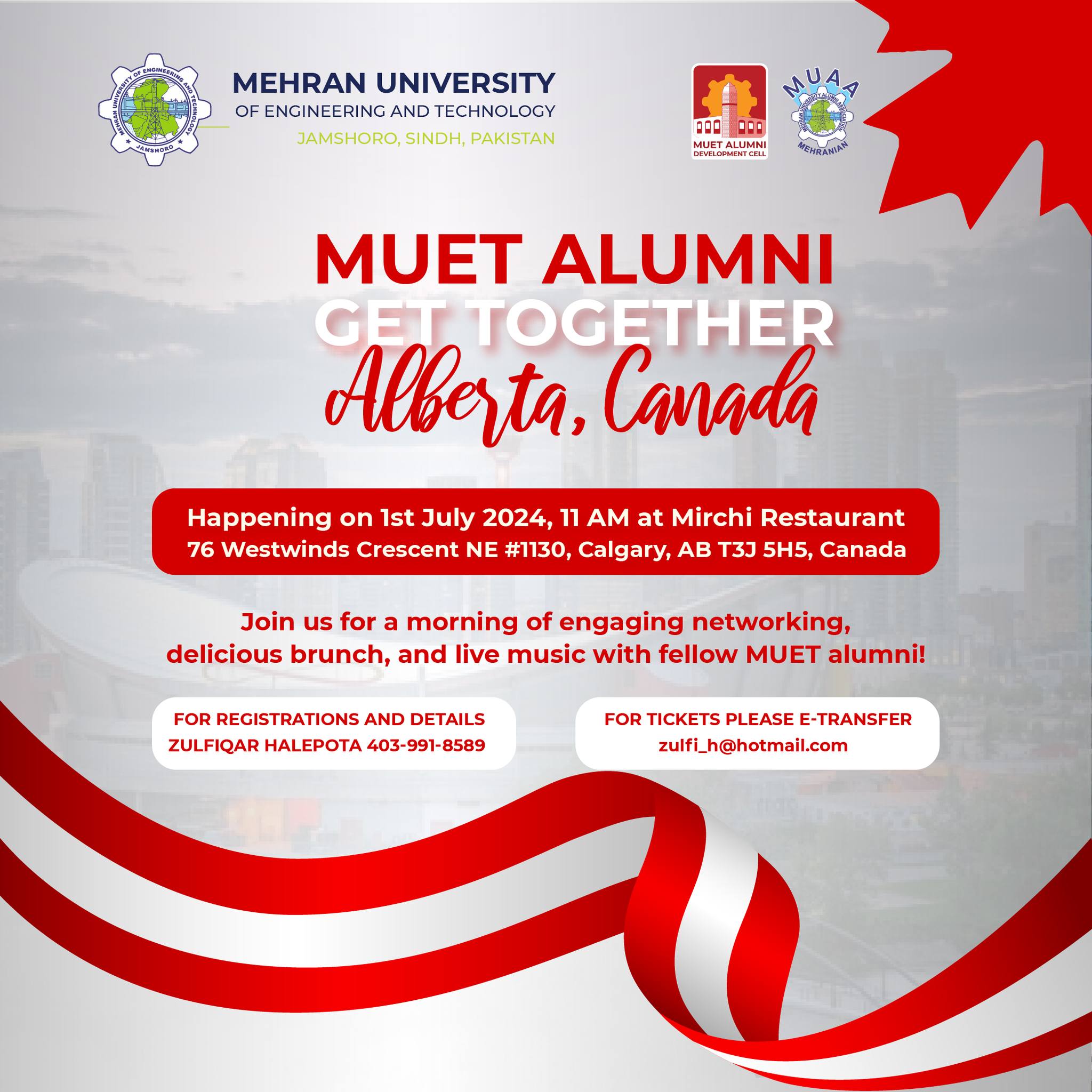 MUET Alumni Get Together Alberta, Canada